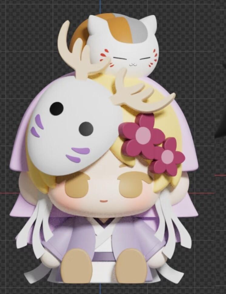 Anime Natsume'S Book Of Friends Figurine Action Figures Pvc Model Doll Collection Statue Table Decoration Toys Adults Birthday Gift