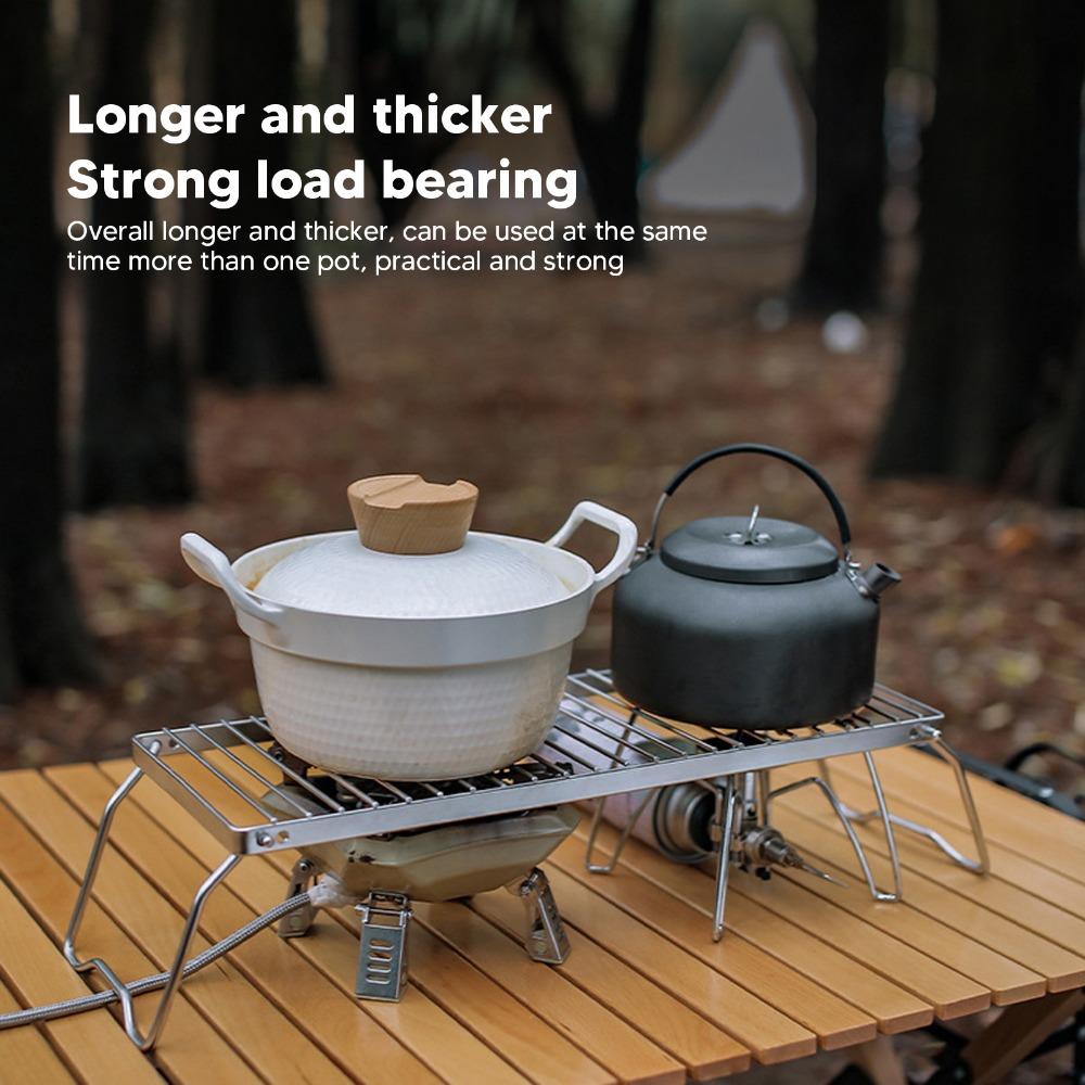 Portable Backpacking Grill Stainless Steel Campfire Grill Camp Fire Cooking Racks  Camp Fire Picnic