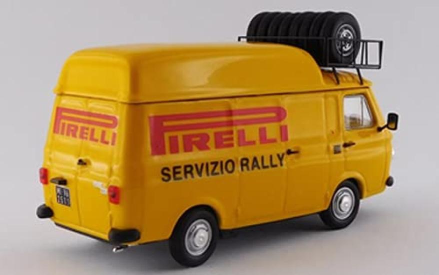 Rio Scale Fiat 238 High Roof Pirelli Rally Service Car 1973 Finished Model RIO4659 1/43