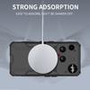 KEYSION Custodia Dissipazione Calore Forata per Nothing Phone 3 Silicone+PC Raffreddamento Magnetico Antiurto Copertura per Telefono per Nothing Phone 3