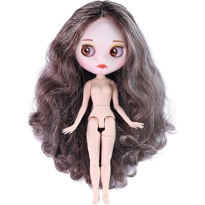 Icy Fortune Days 30cm BJD Doll with Interchangeable Eyes and Wig, Practice Doll, 4 Colors Available
