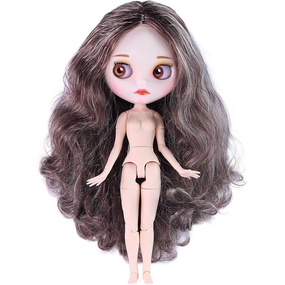 

Icy Fortune Days 30cm BJD Doll with Interchangeable Eyes and Wig, Practice Doll, 4 Colors Available