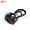 Aluminum 22mmATV Motorcycle Switches Motorbike Horn Button Turn Signal Electric Fog Lamp Light Start Handlebar Controller Switch