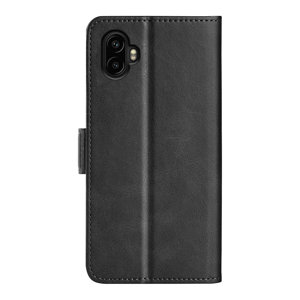 For Samsung Galaxy Xcover7 Case Calf Texture Leather Wallet Phone Cover