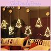 Christmas Scene Decor Pvc Mini Sucker Lights With Reindeer For Holiday Tree And Festive