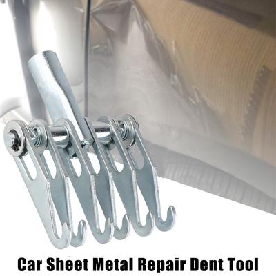 Auto Body Car Sheet Metal Repair M16 Auto Accessories Body Dent Tool Universal 6 Finger Dent Repair Slide Hammer Tool Puller Claw Hook