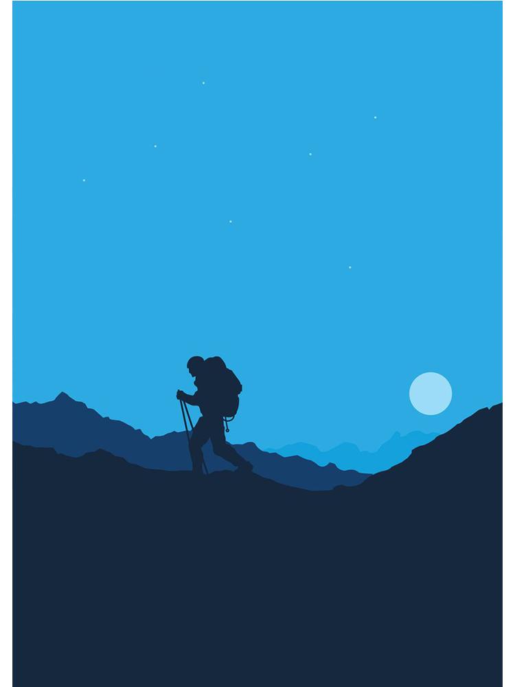 Nordic Downhill Skiing Climbing Winter Posters Print Canvas Painting Holiday Wall Art Picture For Living Room Home Decoration