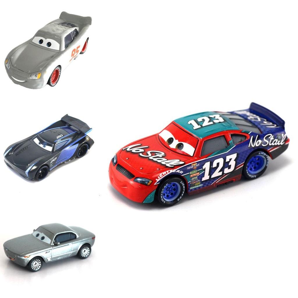 Disney Cars 95 Dinosaur Grey Mcqueen Alloy Children's Toy Car Model