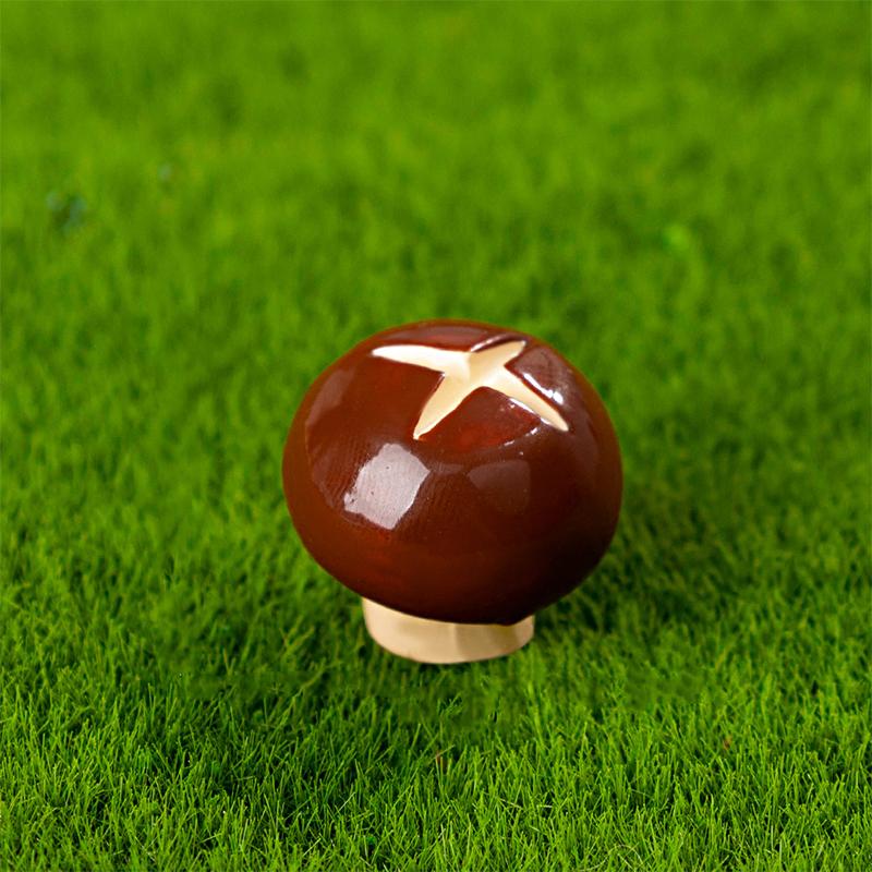 10pcs Mini Ornaments DIY Resin Mushroom Ornaments Cute Simulation Mushroom Black Fungus 11 Styles