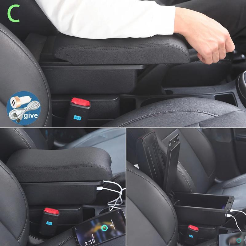 For KIA Rio 3 armrest box KIA K2 X-line Rio 3 2011 2012 2013 2014 2015 2016 car armrest accessories interior Storage box