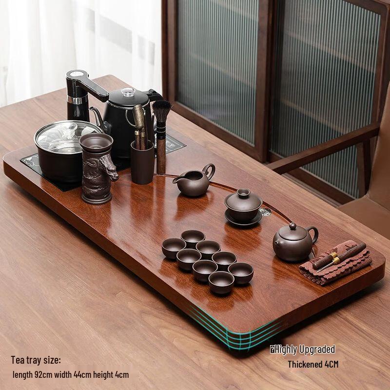 Jiakangming Automatic Solid Wood Tea Set