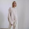 009 Women's Knitted Sweater: European & American Autumn/Winter, Round Neck, Loose Fit, Cross-border, New Arrival
