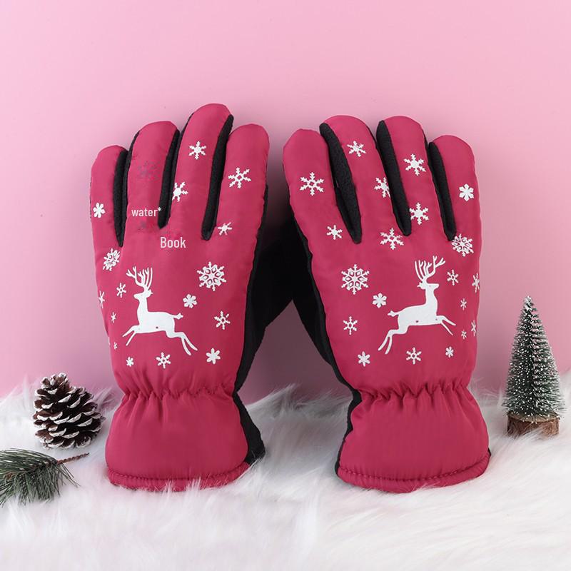 Unisex Winter Verdickte Winddichte Touchscreen Motorradhandschuhe