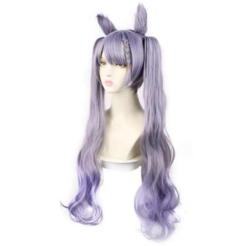 

Аниме Genshin Impact Keqing костюмы для косплея Ke Qing Хэллоуин Keqing одежда с хвостиками XL чёрный