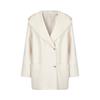 JOZANNE Hooded Wool Blend Double-Faced Casual Coat