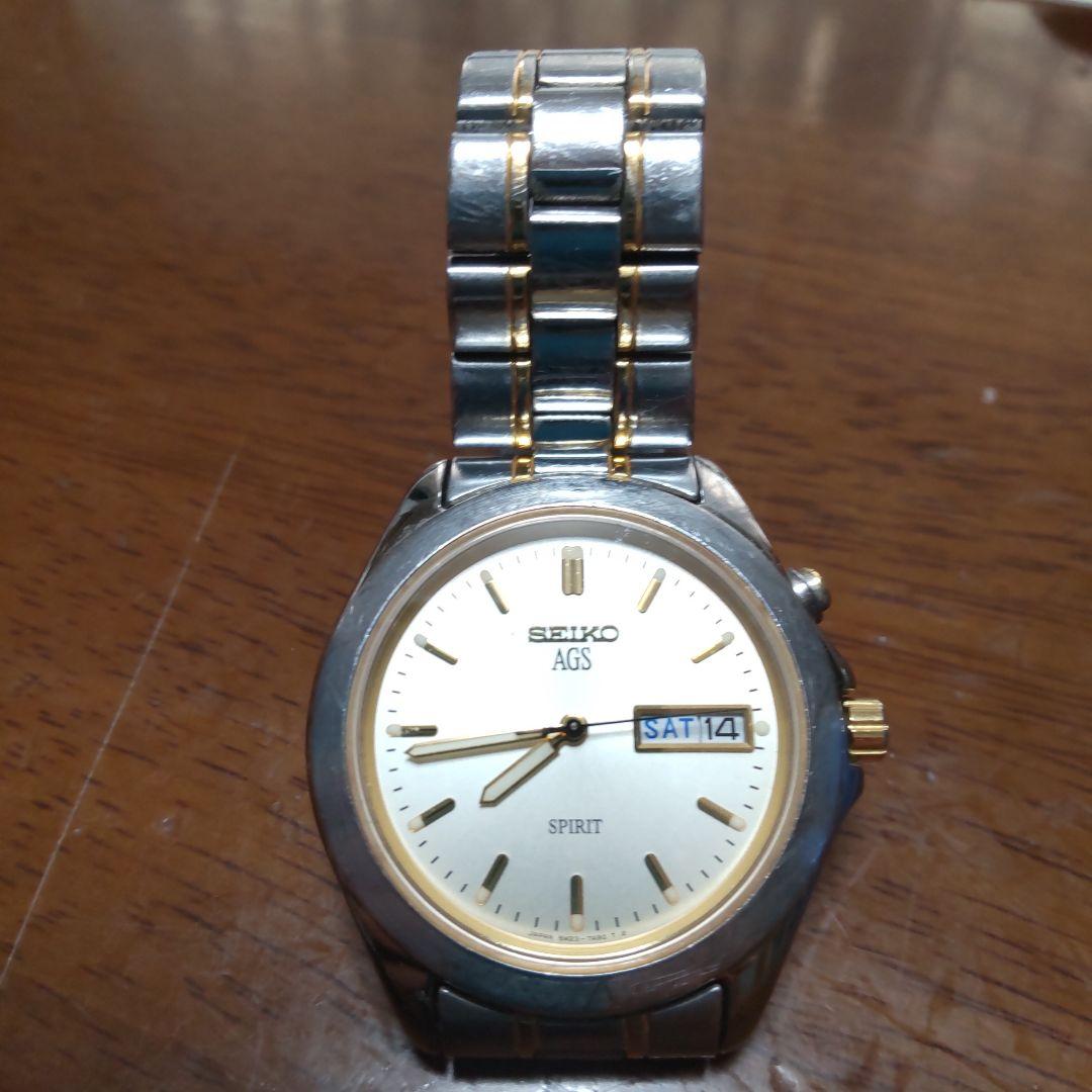

[USED] Junk SEIKO AGS SPIRIT 5M23-7A60 Vintage