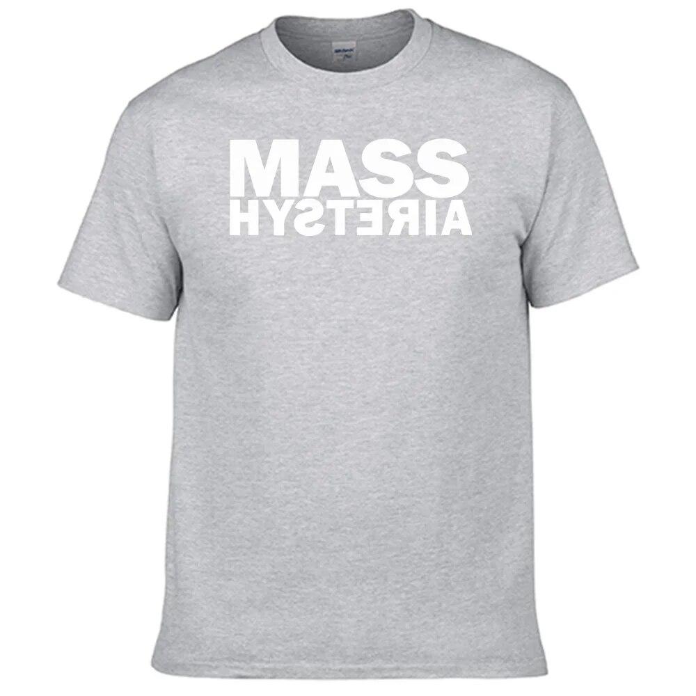 Mass Hysteria T Shirt Unisex 100% Cotton Unisex Women Shirt Top Sales N021