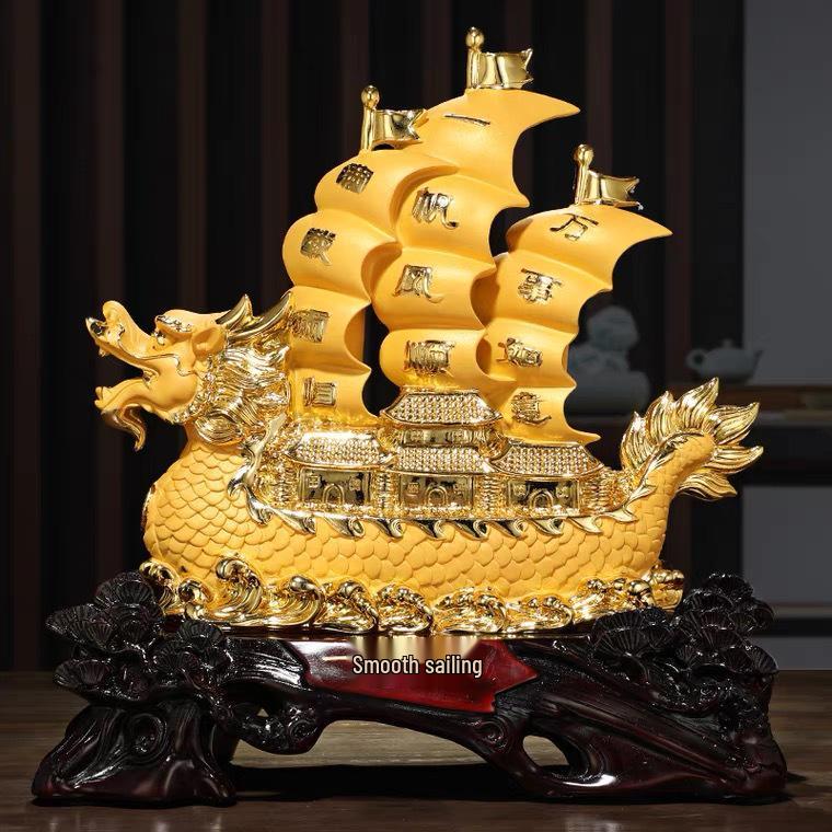 

Lucky Charm Ornament: Smooth Sailing Feng Shui Decor