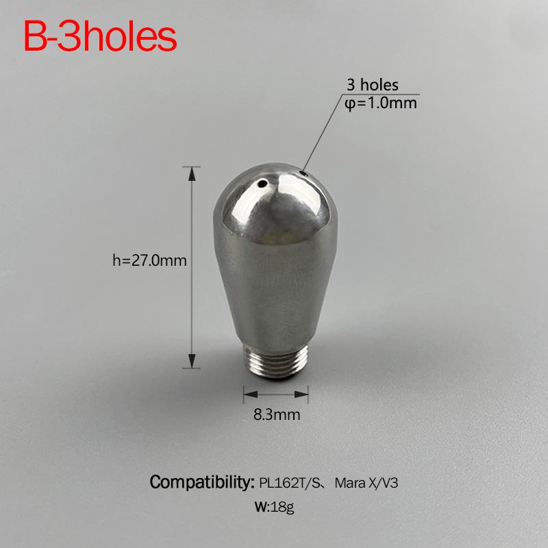 LELIT Coffee Machine Steam Milk Nozzle 1.0mm Aperture 3/4 Hole Compatible with PL91T/PL81T/PL41T/PL82T/PL162T/S/Mara x/V3 Models 3