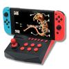 K&SGAMER Mini Arcade Controller, Dock, and Stick for Nintendo Switch (Red & Black)