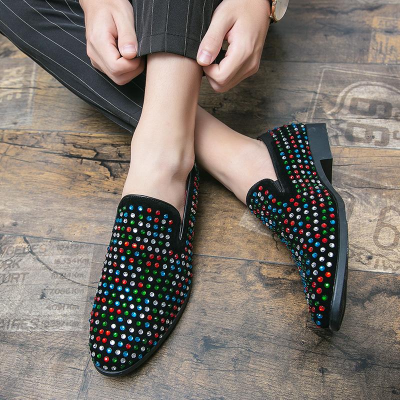 Size 38-47 Loafers Men Casual Comfortable Business Office Brand Shoes Outdoor Driving Shoes Delivered By Travel Agencies Black