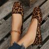 Spring/Autumn Sexy Elegant Fashionable Comfortable and Casual Walking Versatile Wear-Resistant Flat Leopard Print Shoes