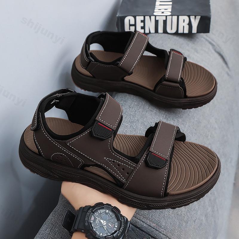 Fashion Mens Sports Sandals 2025 Summer New Casual Sandals Outdoor Beach Sandals Male Open Toed Fashion Lightweight Comfortable Shoes