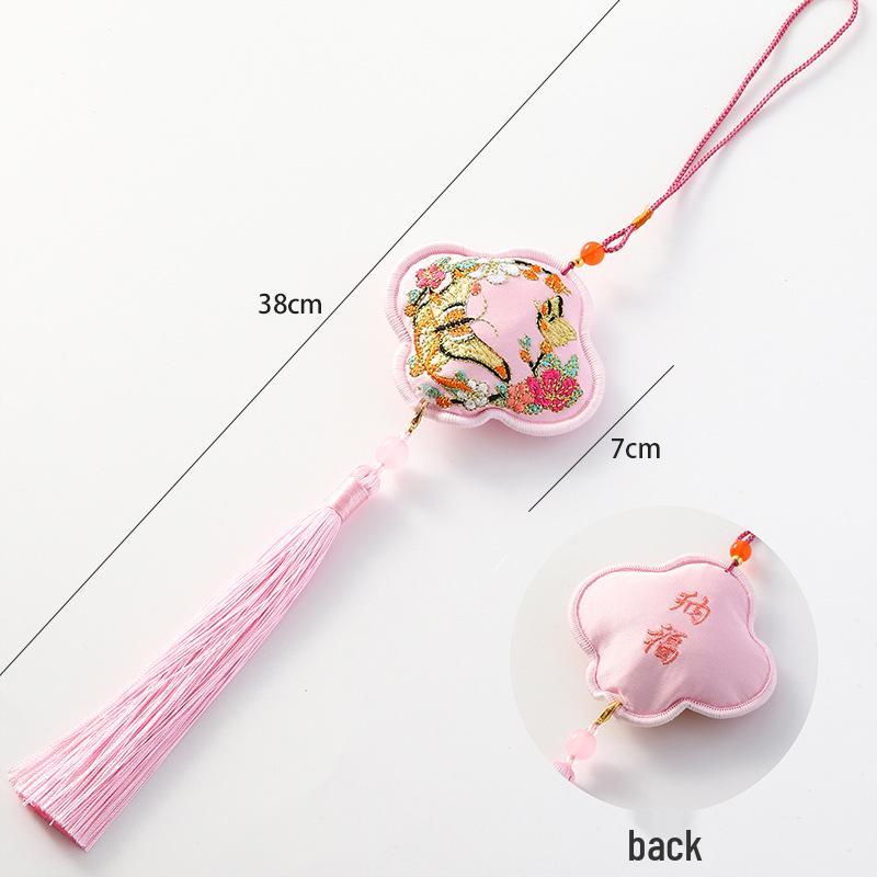 2026 Chinese New Year Metal Bell Pendant Wind Chime - Peace Blessing Ornament