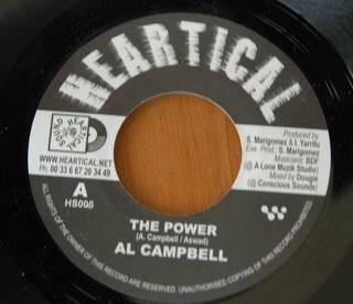 

7inch Record AL CAMPBELL / BASQUE DUB FOUNDATION - The Power / Melodica Fire HS005 Heartical 2004 France Reggae, Ska & Dub Used