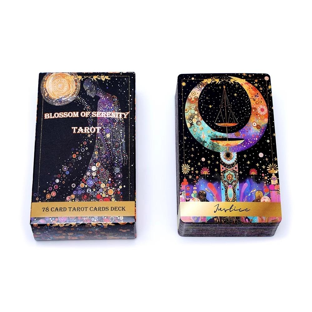 Blossom of Serenity Tarot Deck 78 Pcs Tarot Cards 10.3*6cm