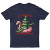 Just Waiting For Christmas TShirt Unisex Retro Seasonal Funny Xmas Santa c