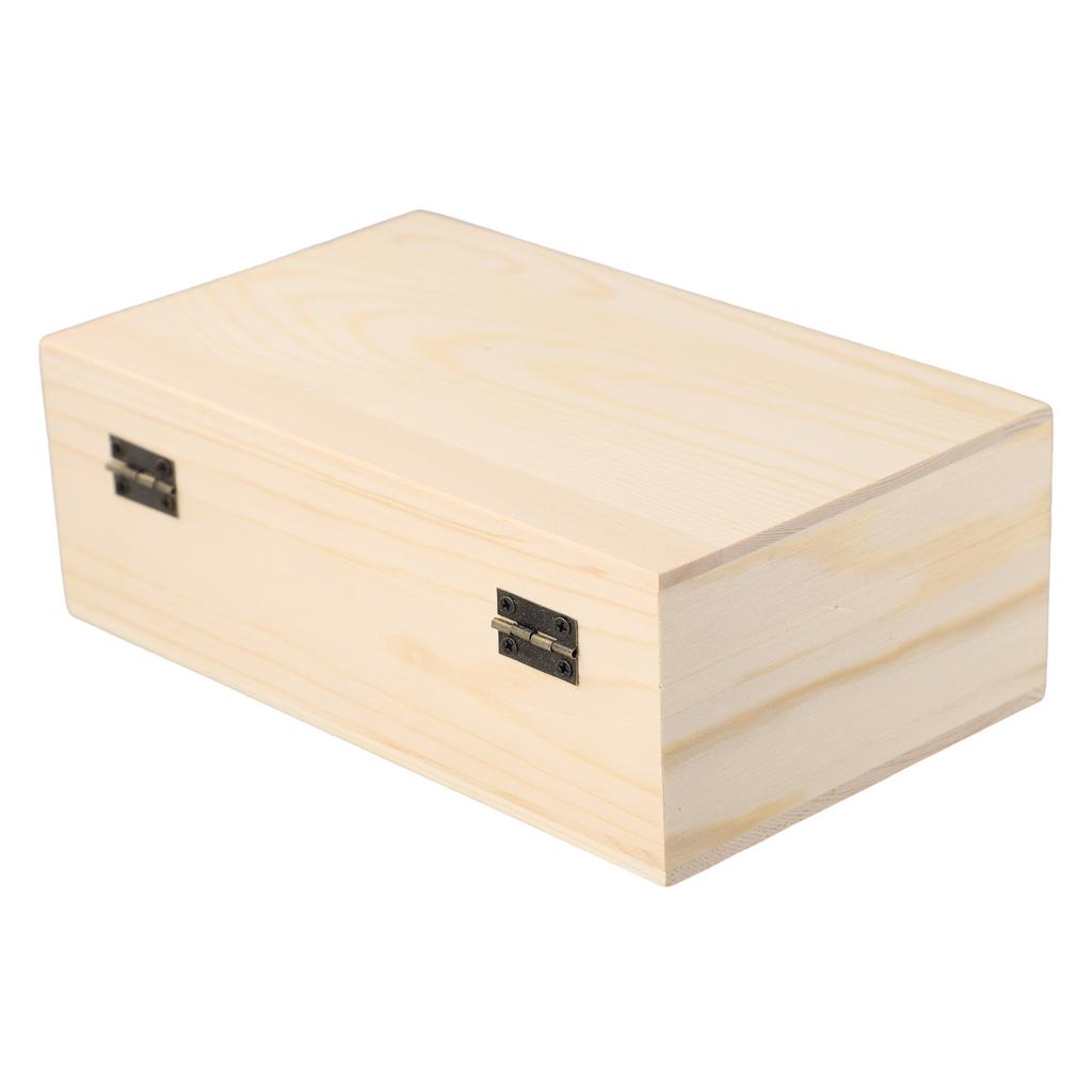 Wooden Storage Box Storage Wooden Box 1PC Decorated