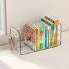 Desktop Display Rack Transparent Design Tiered Book SpaceSaving Organizer for
