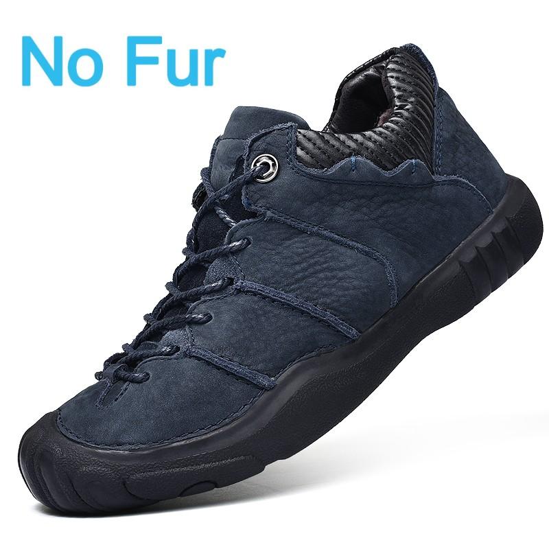 New Handmade Genuine Leather Men Sneakers Luxury Brand Designer Casual Shoes Outdoor Breathable Climb Men's Shoes Male Mocassins