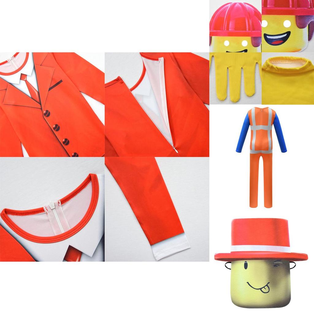 Eye-catching Roblox Cosplay Costume Kids Jumpsuit For Halloween And Parties