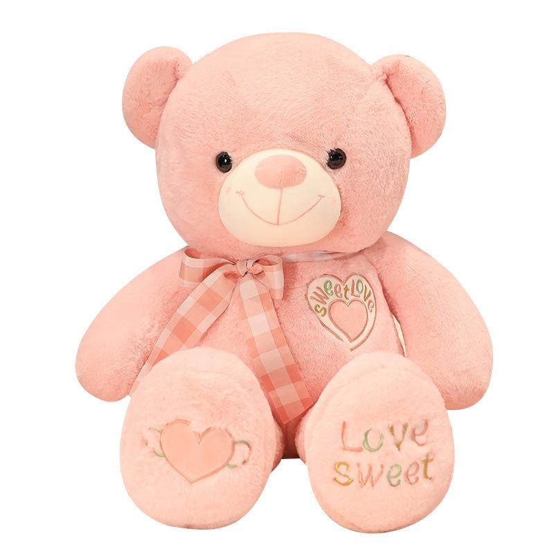 Large Love Bear Doll Plush Toy Couple Hug Bear Girl Soothing Rag Doll Birthday Gift