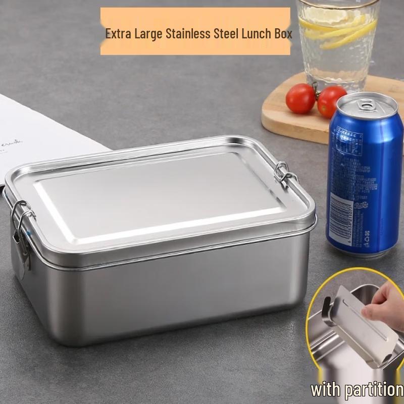 

Ru Han 304 Stainless Steel Sealed Lunch Box with Divider