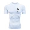 Black Rose  Men's Sports T - Shirt Training Fitness Compression Quick Dry Short Sleeve T - Shirt