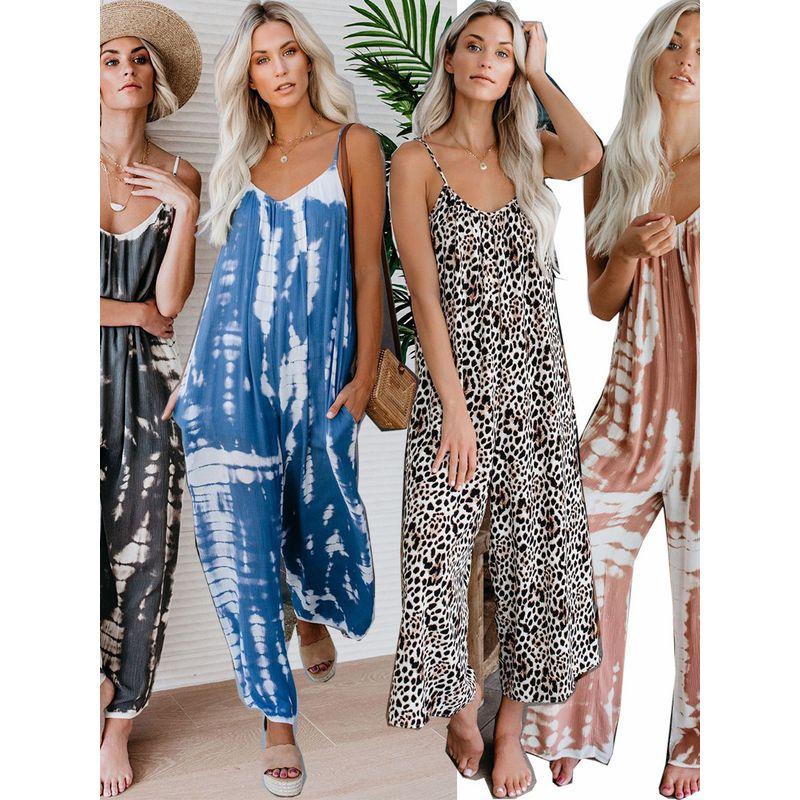 Strap Sexy Wide Leg Jumpsuit for Women Sexy Suspenders Wide Leg Jumpsuit Women