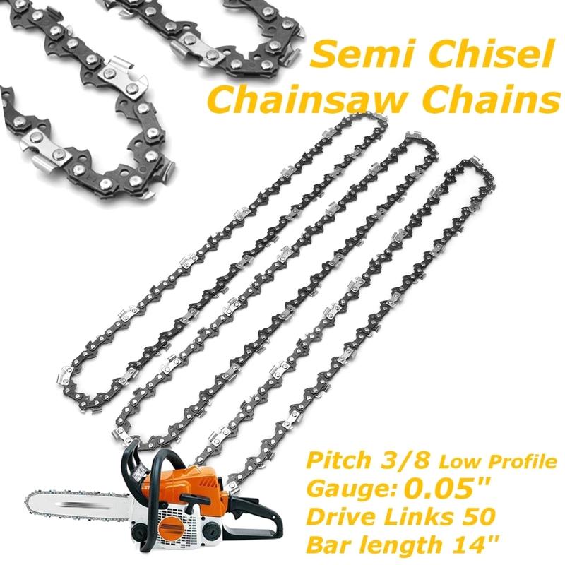 14 Inch 52 Chain Link Chainsaw Saw Drive Link Link 3 / 8lp  Caliber Saw Blade for Garden Tools