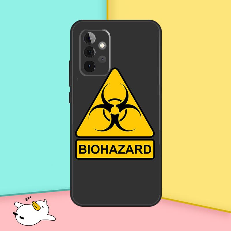 Biohazard Symbol Logo Cover For Samsung Galaxy A53 A33 A13 A12 A32 A52 A14 A34 A54 A15 A25 A35 A55 A71 A51 Case