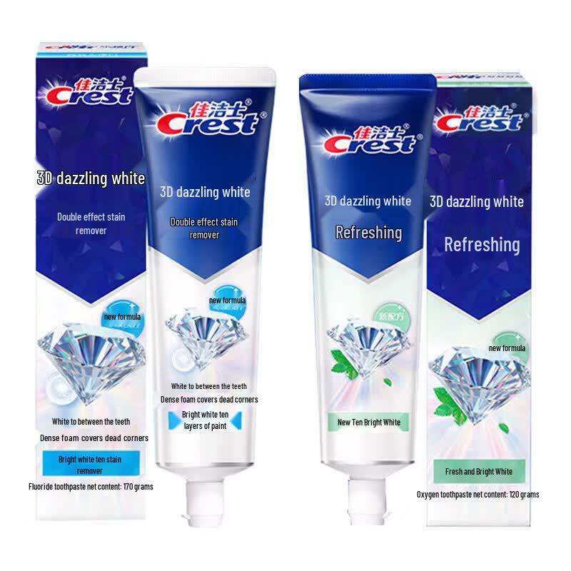 Crest 3D White Toothpaste Set
