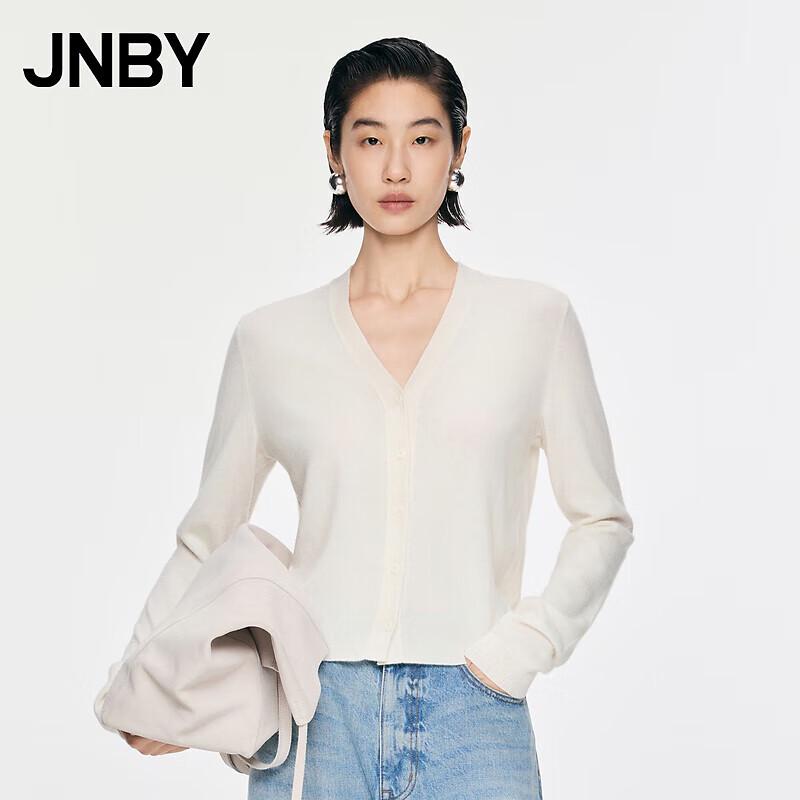 JNBY Women's Slim Fit Cashmere V-Neck Knit Sweater