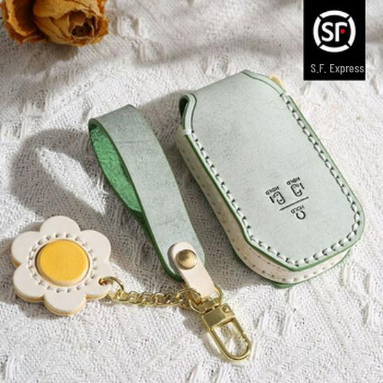 Best-Selling Handmade Genuine Leather Key Bag for Tesla Model 3/Model Y