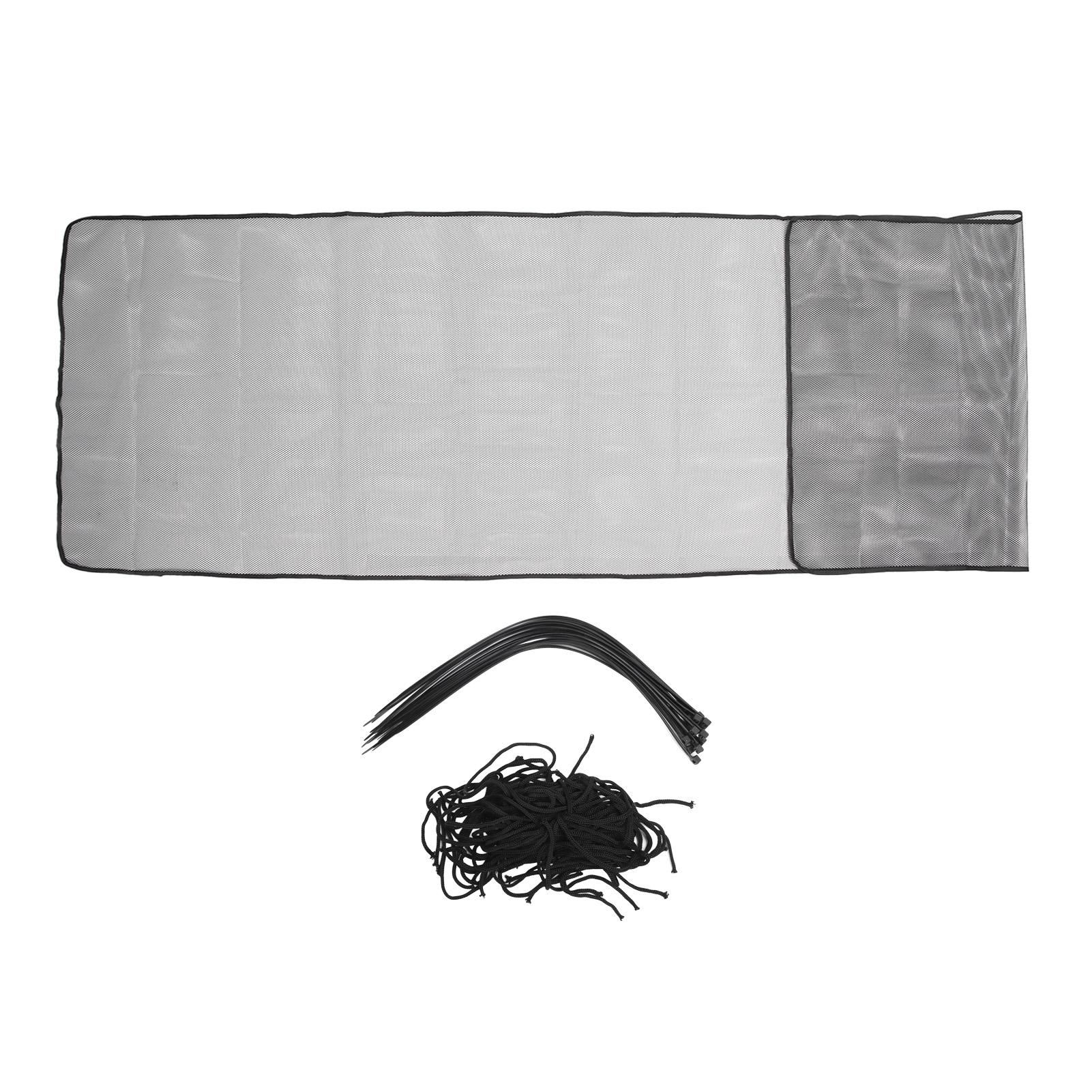 

Сетка защитная толстая 118,1 X 35,4 дюйма для перил палубы, защитная сетка для балкона квартиры чёрный