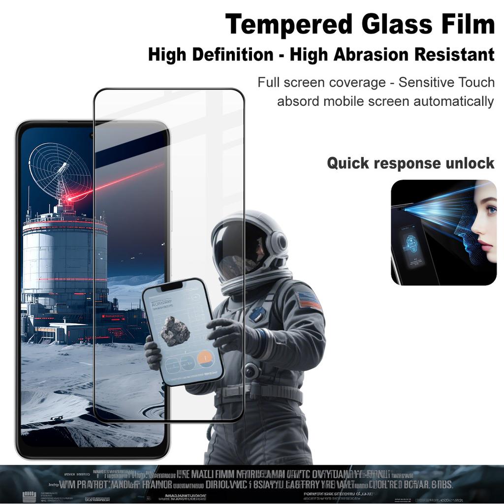 IMAK Pro+ Series For Oppo A5 4G/5G Tempered Glass Full Screen Protector Sensitive Touch Film