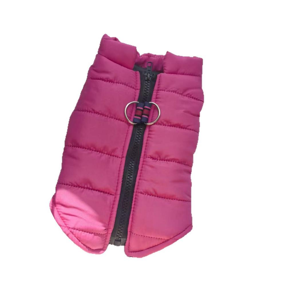 Dog Vest with Leash Buckle: Warm Winter Coat for Small, Medium, and Large Breeds.