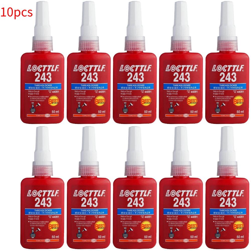 Thread Locking Glue 243 Screw Glue Tightening Screws Prevent Loosening Rusting Caulking Temperature Resistance Bearing Special
