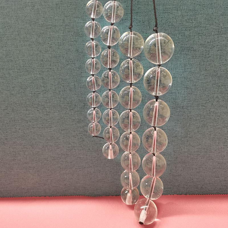 Glass Anal Beads Vaginal Balls Butt Plug Toy BDSM Massager Beads Inserted Plug Erotic Anal Bead Viabrator Accessories