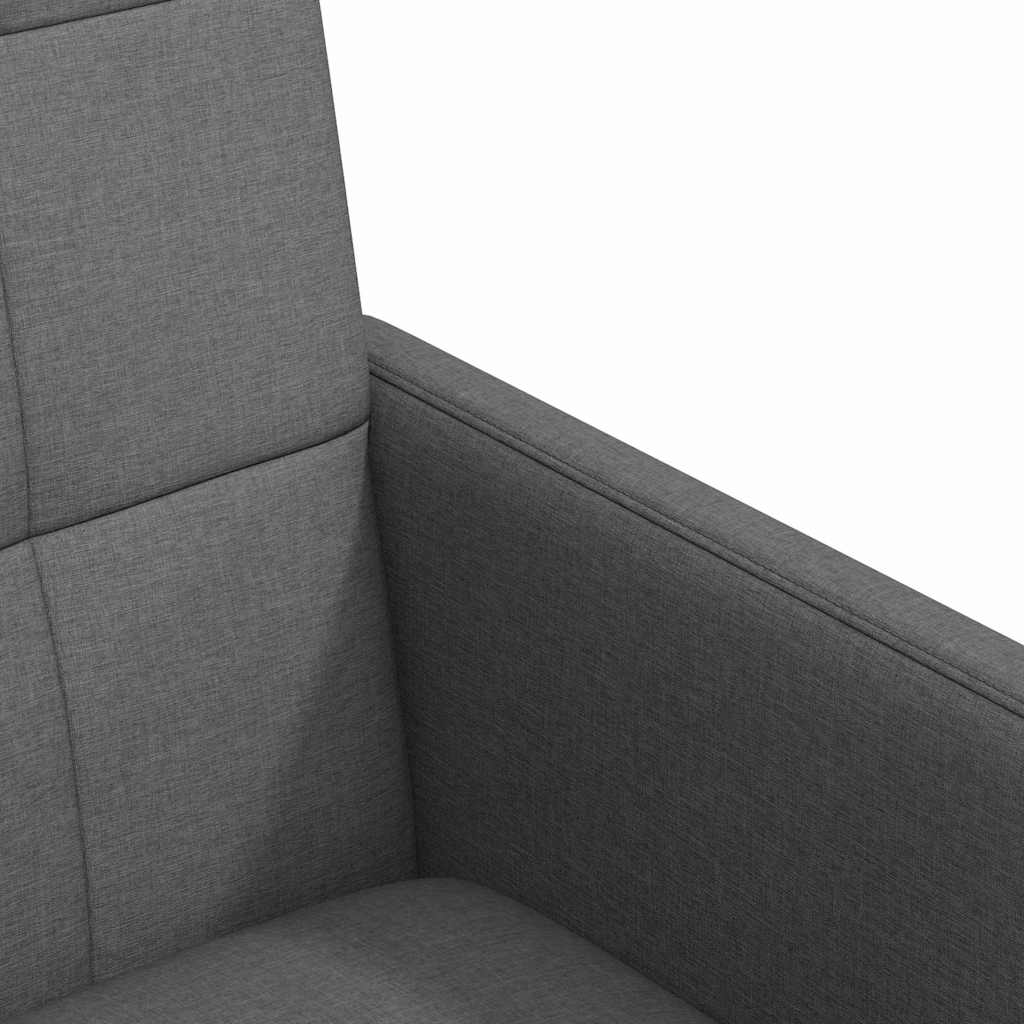 Dining Chairs with Casters 2 pcs Dark Grey 58 x 65 x 94 cm